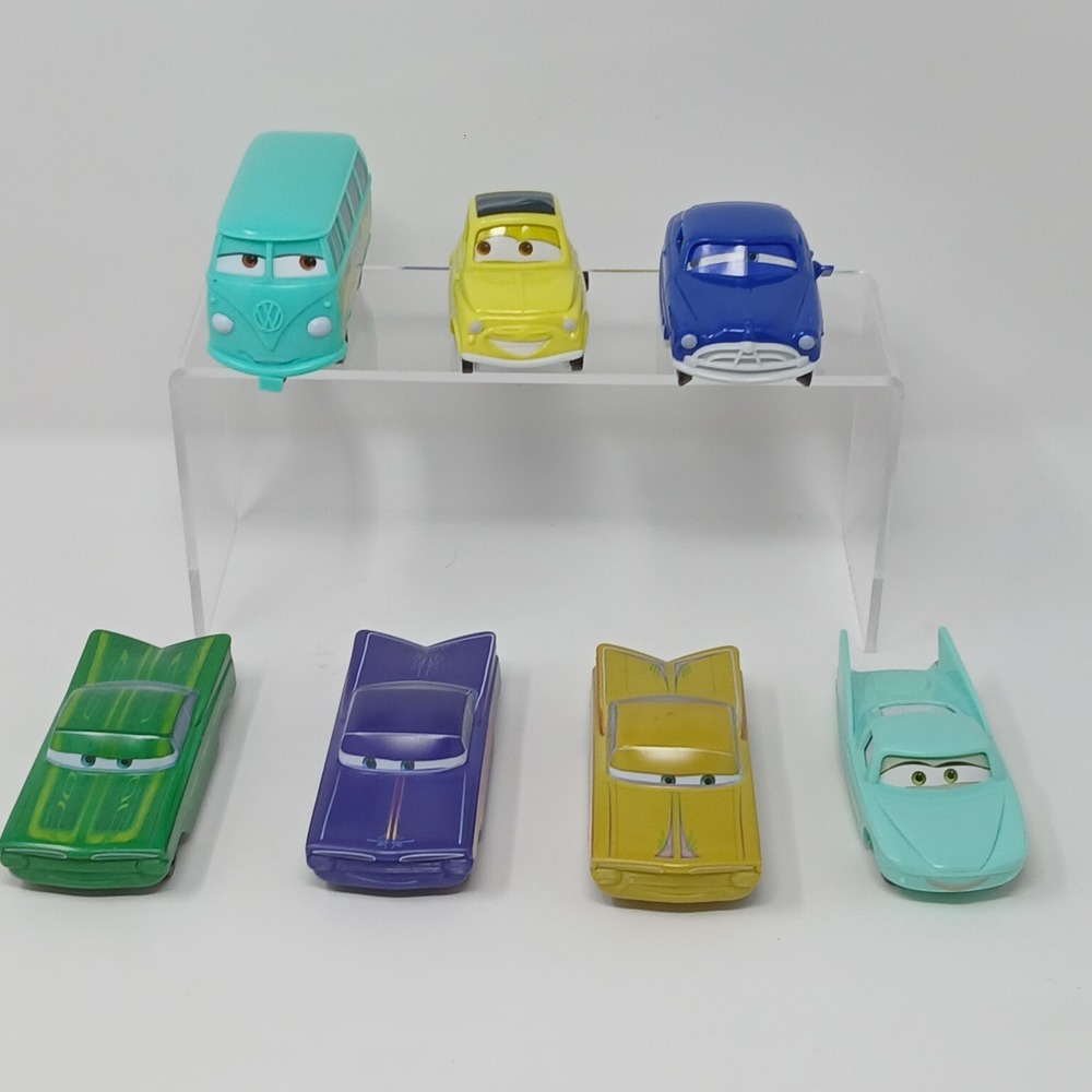 Disney‎ Pixar Cars 2006 McDonald's Happy Meal Lot Of 7 Toys